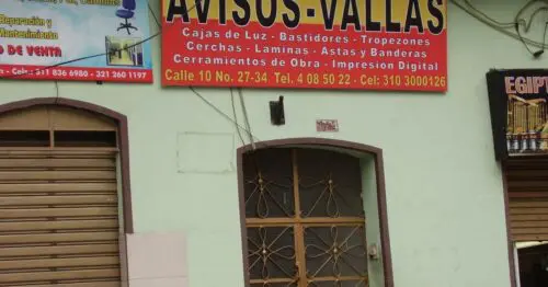 AVISOS  VALLAS BOGOTÁ
